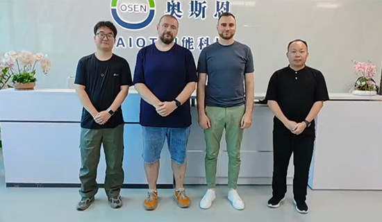 俄羅斯農(nóng)業(yè)水文水利領(lǐng)域客戶(hù)一行蒞臨奧斯恩進(jìn)行實(shí)地參觀(guān)考察